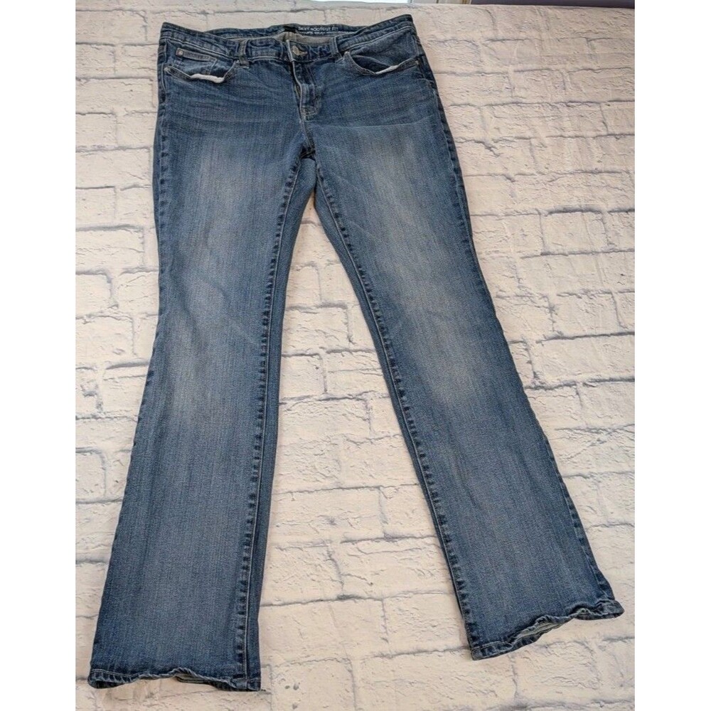 Y2K Gap Sexy Boot Jeans 12 X 31 Mid Rise Classic Bootcut Western Medium Wash